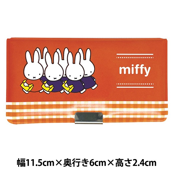 小物入れ @petit.mei ペンケース 『ミニ筆入れセットA オレンジ ミッフィー MF621A