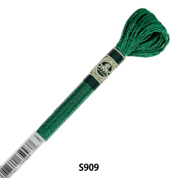 刺しゅう糸 『DMC サテン糸 S909番色』 DMC ディーエムシー 手芸,刺繍