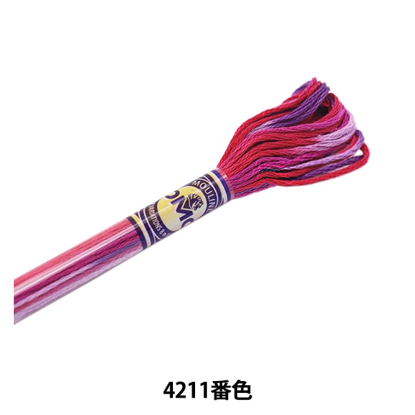 刺しゅう糸 『DMC 25番刺繍糸 カラーバリエーション 4211番色』 DMC