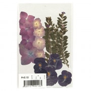 2500円 押し花 バレッタ あじさい ビオラ 2500円 押し花 バレッタ あじさい ビオラ