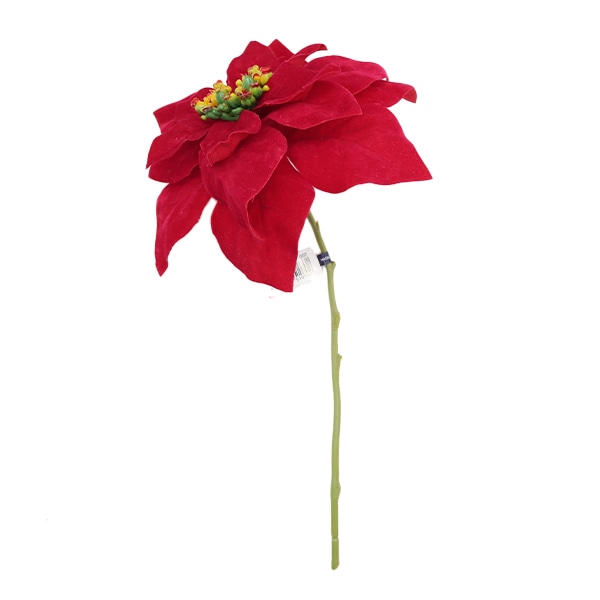 造花 シルクフラワー 『ベルベットポインセチア レッド AX69997』 asca