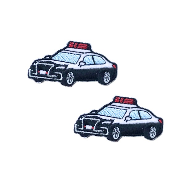 ワッペン 『キッズワッペン パトカー KDW-04』 雑貨,ワッペン,アイロン 