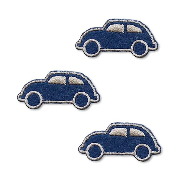 ワッペン 『milk latteワッペン くるま MLW-10』 雑貨,ワッペン