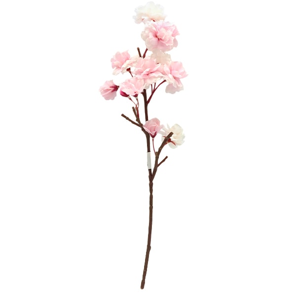 造花 シルクフラワー 『八重桜小枝 ピンク P4767-002P』 フラワー