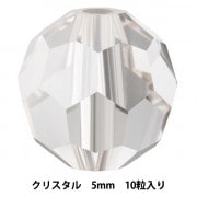 アクセサリー素材 『プレシオサ ラウンドビーズ 45119602 クリスタル