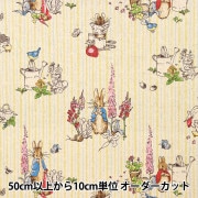 ピーターラビット　USA ヴィンテージ 生地　インテリア 布　レトロ　うさぎ