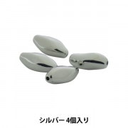 ビーズ 『CCBメタルビーズ 1cm シルバー 6個入り BE1537-205』 ビーズ