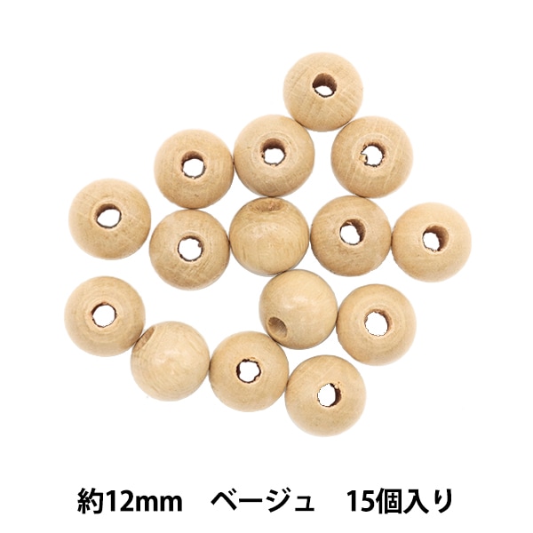 ビーズ『ウッドビーズ NR12-1』TOHOBEADSトーホービーズ ビーズ,ウッド