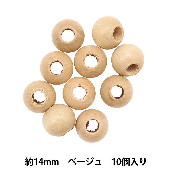 ビーズ『ウッドビーズ NR14-1』TOHOBEADSトーホービーズ ビーズ,ウッド