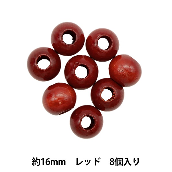 ビーズ『ウッドビーズ NR16-3』TOHOBEADSトーホービーズ ビーズ,ウッド