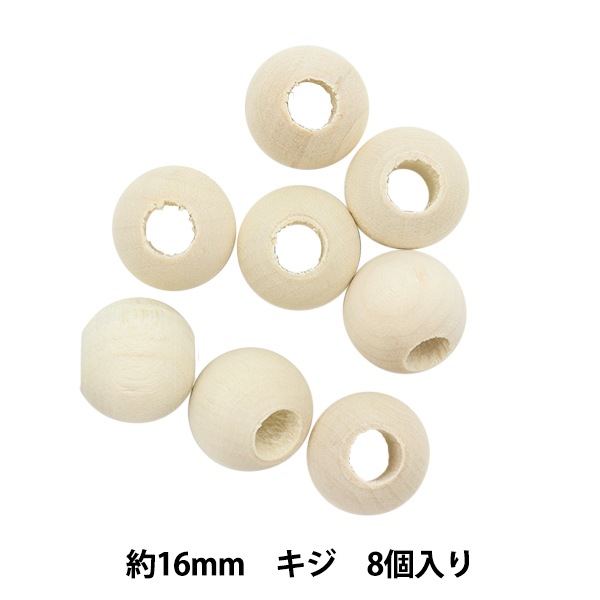 ビーズ『ウッドビーズ NR16-6』TOHOBEADSトーホービーズ ビーズ,ウッド