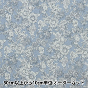【数量5から】 生地 『60ローン 単色花柄 ブルー 60LAWNKO-4D』 KOKKA コッカKOKKA コッカ|サイズ・幅で探す|生地