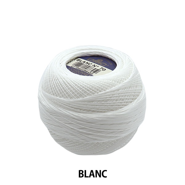 レース糸 『コルドネスペシャル #70 20g BLANC』 DMC ディー