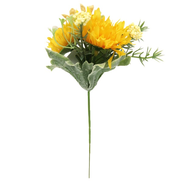 がーべら 造花 シルクフラワー 『ガーベラピック イエロー VT1918』 フラワー
