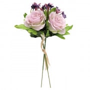 造花 シルクフラワー 『ミックスフラワーブーケ ライトピンク A-34202