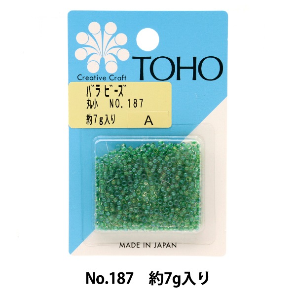 ビーズ 『バラビーズ 丸小 No.187』 TOHO BEADS トーホービーズ ビーズ