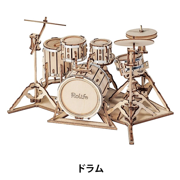 工作キット 『小型ウッドパズル ドラム TG409』 工芸,木工,キット,3D