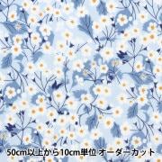 数量5から】 生地 『echino (エチノ) ビエラ杢起毛 刺繍ボタニカル