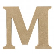 切り文字 『木製アルファベットMサイズ N AGF-05N』 ERUBERU