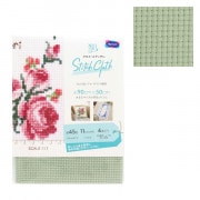 刺しゅう布 『STITCH CLOTH NO.5500 ジャバクロス細目 1011 ローズ