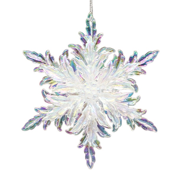 クリスマスオーナメント 『スノーフレーク イリデッセント 1686N-072