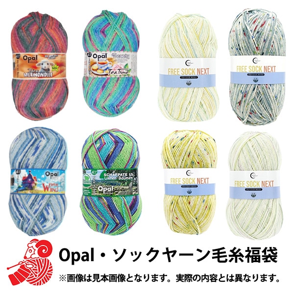 2026年 お楽しみ袋 『Opal・ソックヤーン毛糸 お楽しみ袋 8800円+税