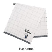 非売品　スヌーピー　フェイスタオル スヌーピー フェイスタオル ピーナッツギャング レッド 西川
