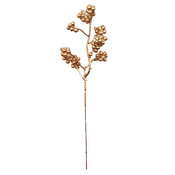 造花 シルクフラワー 『ベリーピック ゴールド VEG5333』 フラワー