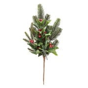 クリスマスオーナメント 『ミニメッキベル付ベリータリボン S レッド