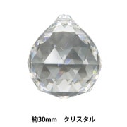 ビーズ 『アスフォークリスタル701 クリスタル 20mm』 ビーズ,パック