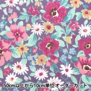 現品限り】【数量5から】 生地 『ローラ アシュレイ プリント Aviary
