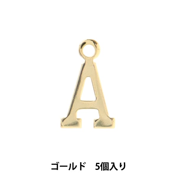 KAO　18金製 Aアルファベットチャーム 3g Cream dot. 【本日限定！全品10％OFFクーポン】チャーム 18k