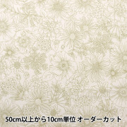 春夏生地セール】【数量5から】 生地 『60ローン フラワーガーデン