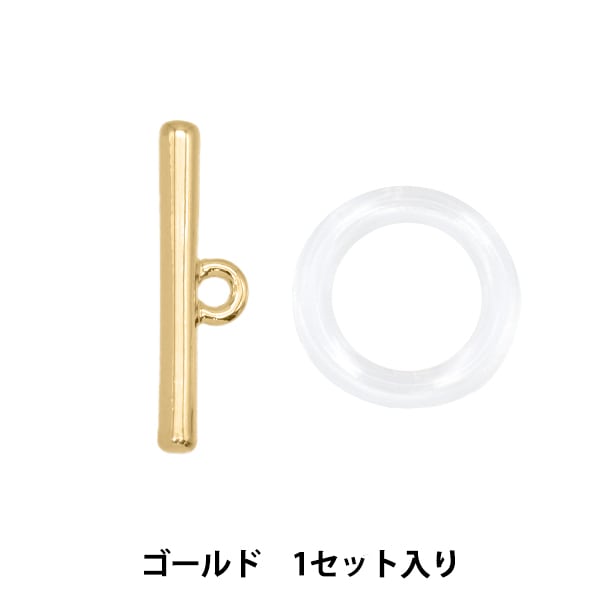 585 14金メッキ✨カフス ゴールドスウィヴル式 直線 スティック T字
