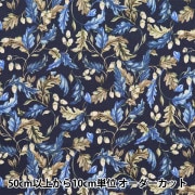 ハンドメイド　リバティ　ブラウス(ラブグランマリン) ハンドメイド リバティ ブラウス(ラブグランマリン)