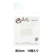 アクセサリー素材 『ガラスラインストーン 約3mm 16個入り クリスタル