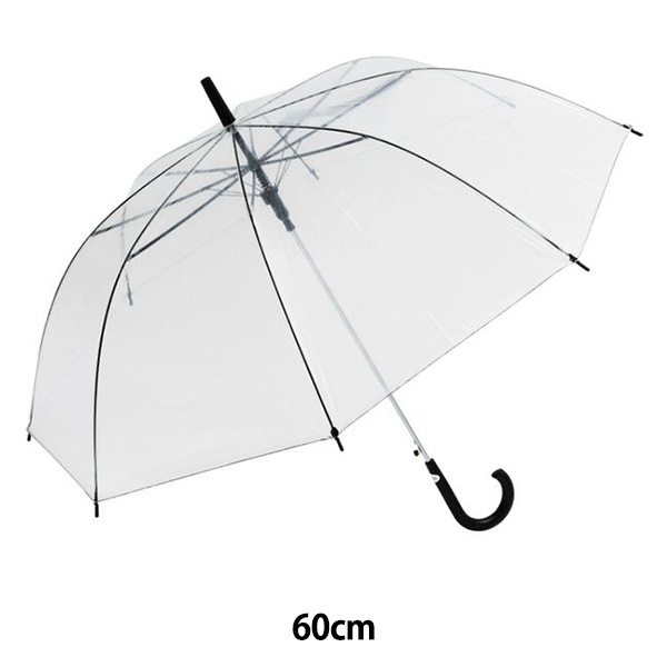 雨具 『長傘 エコロジー 60cm ジャンプ クリア PO180-1L60UJ』 生活