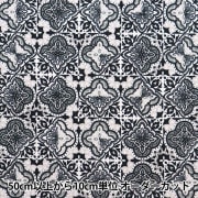 オリエンタルな生地 数量5から】 生地 『オックス オリエンタルフラワー グレージュ NOX