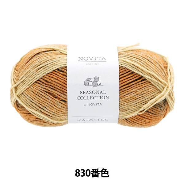 秋冬毛糸 『NOVITA KAJASTUS 830番色 秋のハーモニー』 NOVITA