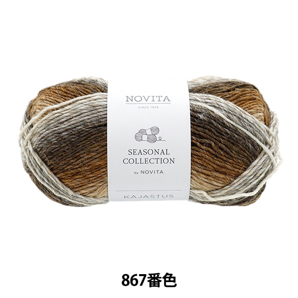 秋冬毛糸 『NOVITA KAJASTUS 867番色 小径』 NOVITA ノヴィタ ノビータ