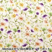 菜の花様　お問い合わせ　ブルー系花柄　ボタニカル 楽天市場】ヨーロピアンフラワー 8448_ss モノトーン 花柄 生地