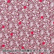 激安‼️【SUN ROSE】サンローズ リバーシブル シルク ラビットファー ❣️ 数量5から】 生地 『リバティ・ファブリックス エアリーコット