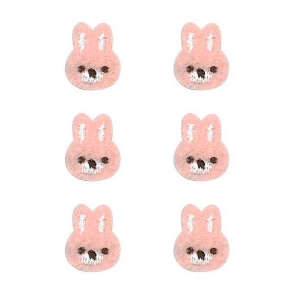 ワッペン 『キッズワッペン mini うさぎ KWM-06』 雑貨,ワッペン