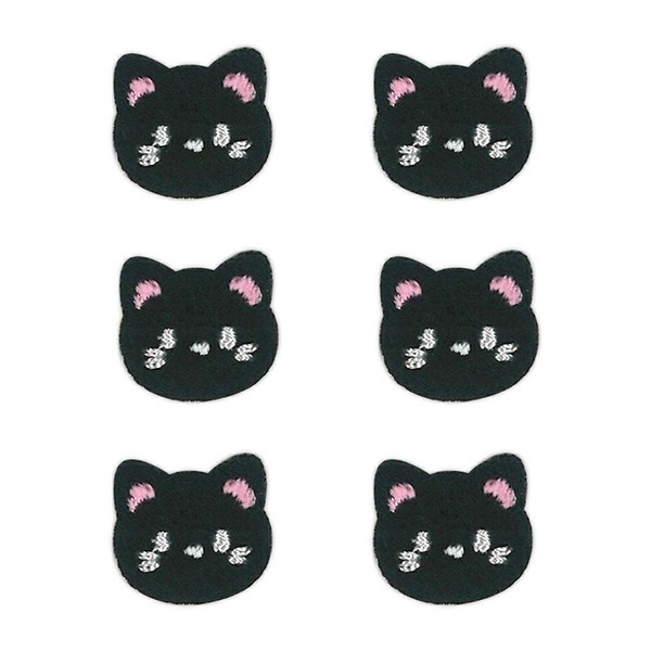 ワッペン 『キッズワッペン mini ネコ KWM-08』 雑貨,ワッペン