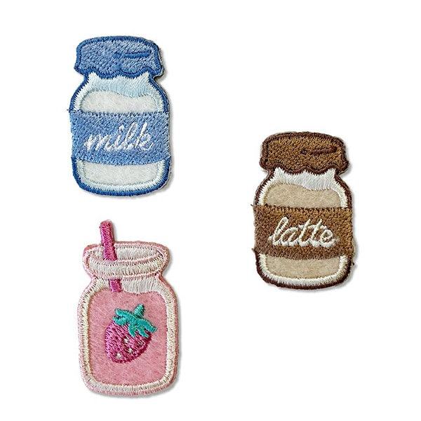 ワッペン 『Milk Latte(ミルクラテ) ワッペン ミルク MLW-26』 雑貨