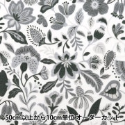 【破格】ifsixwasnine スネークフラワー 数量5から】 生地 『シーチングエンジェルソフト加工 NOVAノルディック