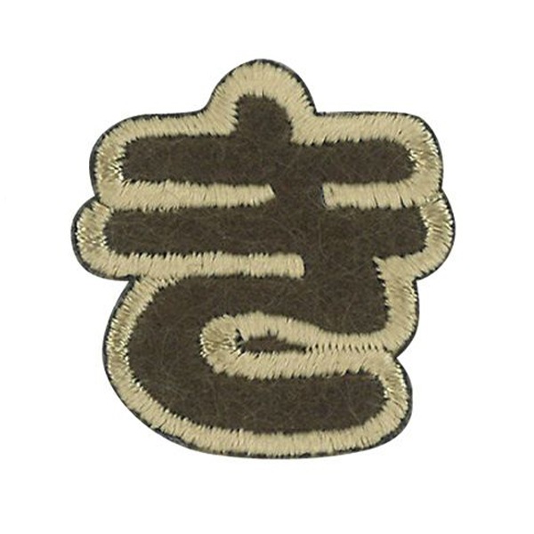 ワッペン 『文字ワッペン ラテカラー き ALS-07』 雑貨,ワッペン