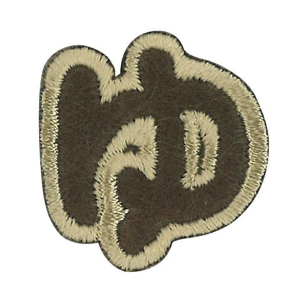 ワッペン 『文字ワッペン ラテカラー ゆ 大文字 ALS-42』 雑貨