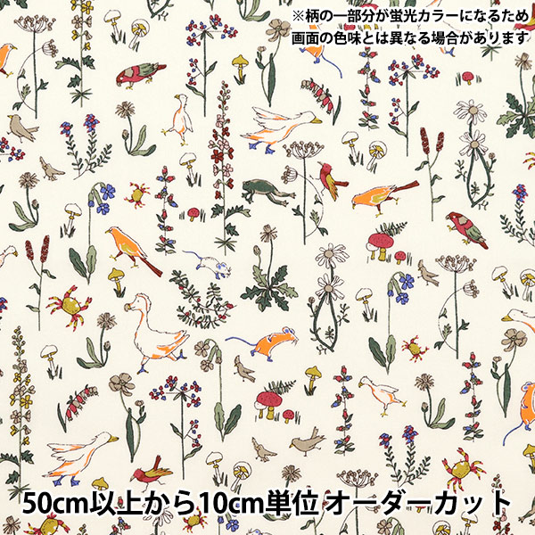 数量5から】 生地 『リバティ・ファブリックス ネオンカラー