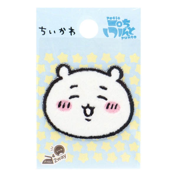 ワッペン 『ちいかわ 刺繍ボアワッペン ちいかわ GW-1116-1A